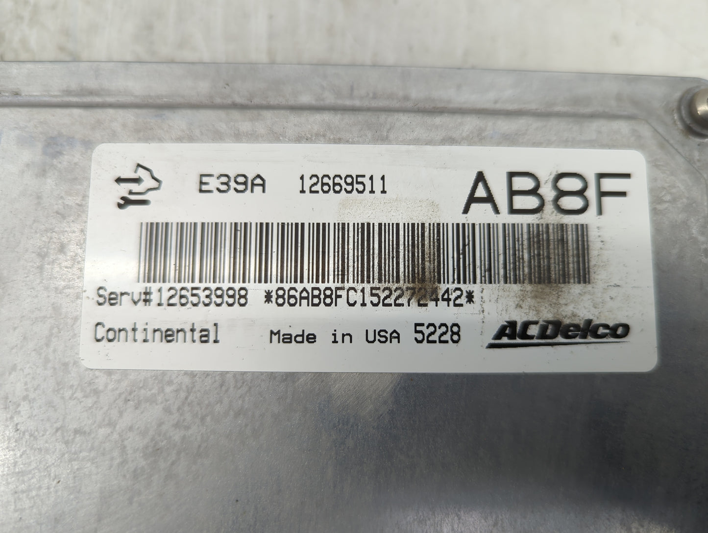 2013-2016 Chevrolet Malibu PCM Engine Control Computer ECU ECM PCU OEM P/N:12669511 Fits Fits 2013 2014 2015 2016 OEM Used A
