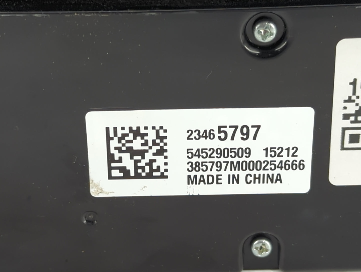 2014-2016 Chevrolet Malibu Climate Control Module Temperature AC/Heater Replacement P/N:23465797 Fits Fits 2014 2015 2016 OE