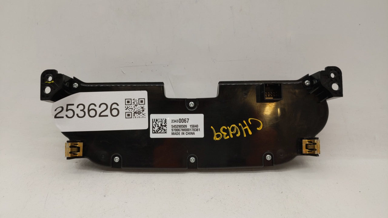 2014-2016 Chevrolet Malibu Radio Control Panel 253626 - Oemusedautoparts1.com