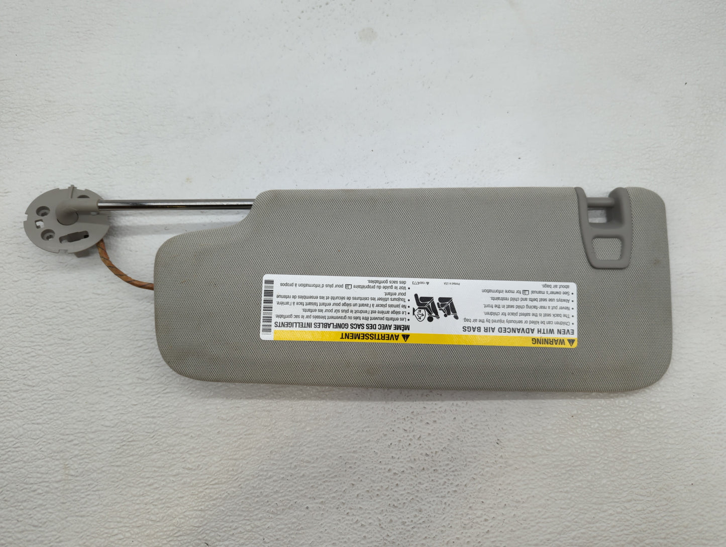 2013-2016 Chevrolet Malibu Sun Visor Shade Replacement Passenger Right Mirror Fits Fits 2013 2014 2015 2016 OEM Used Auto Pa