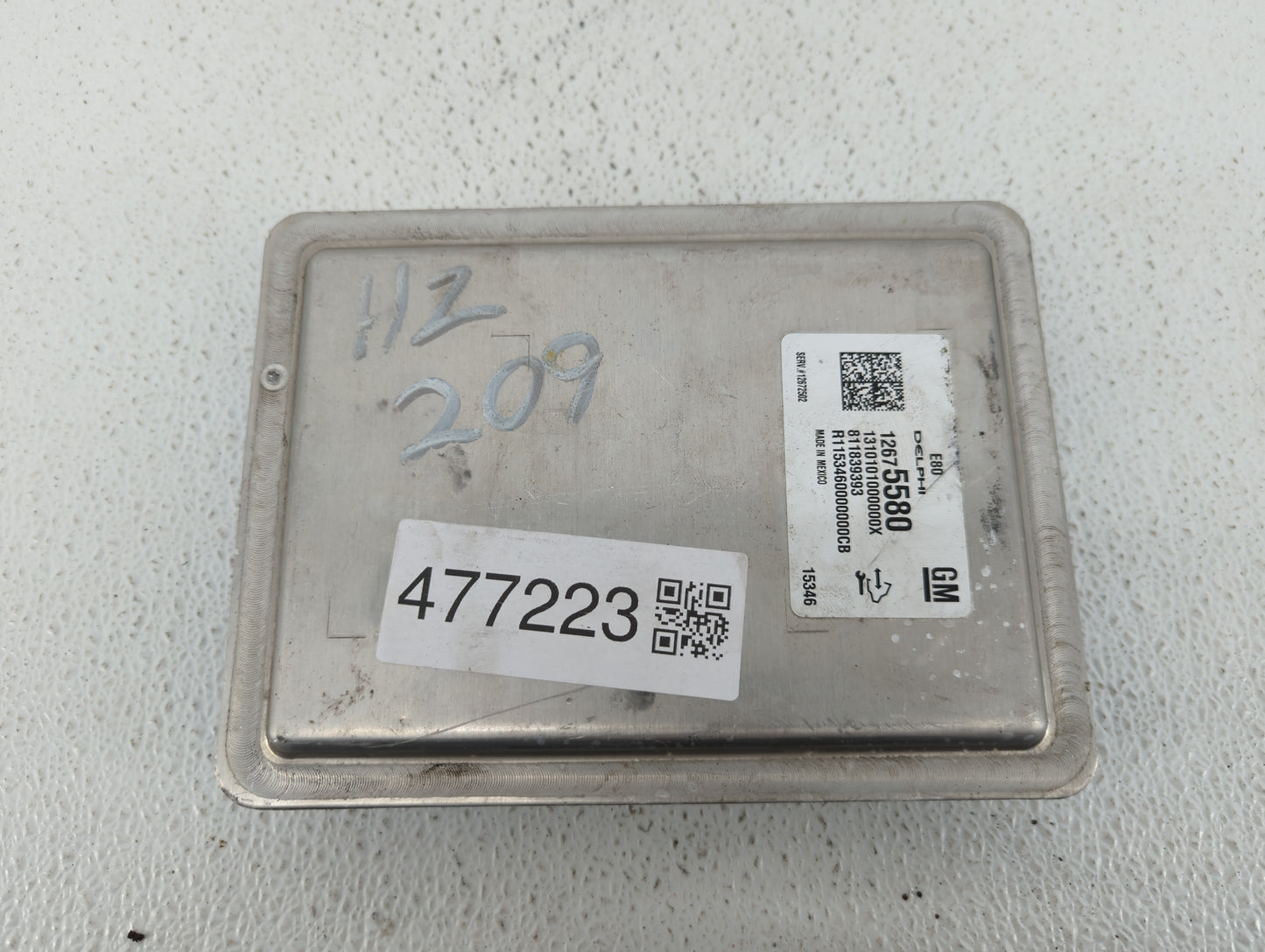 2016 Chevrolet Malibu PCM Engine Control Computer ECU ECM PCU OEM P/N:12675580 12672502, 12676591, 12669511, 12607096 Fits O
