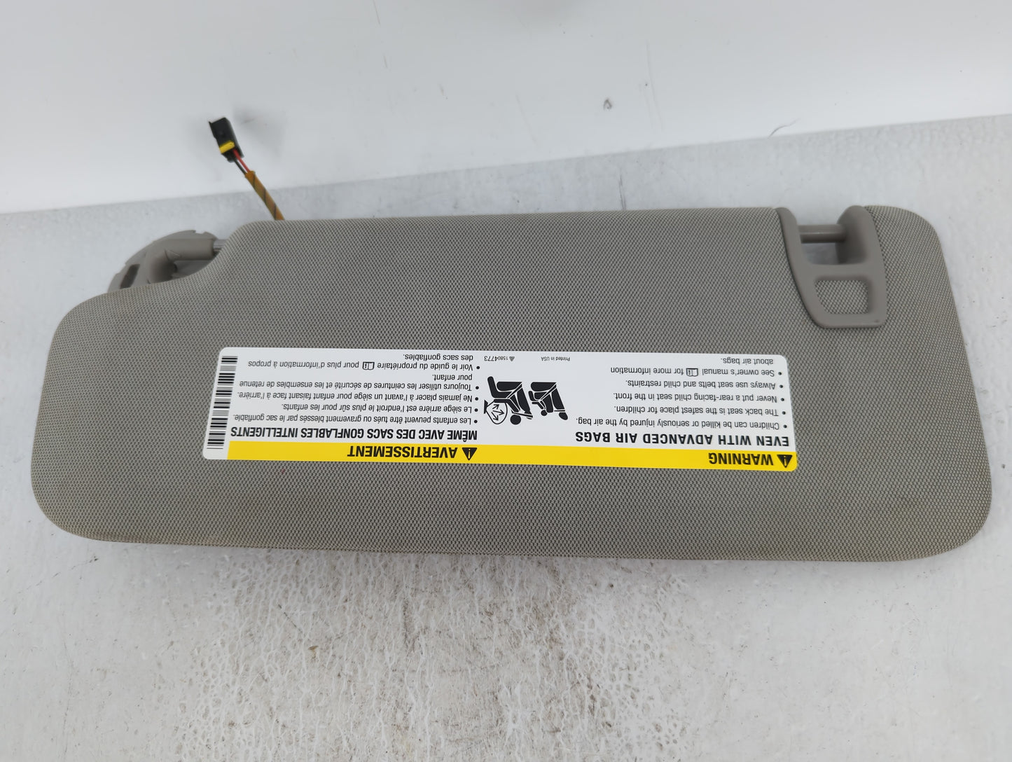 2013-2016 Chevrolet Malibu Sun Visor Shade Replacement Passenger Right Mirror Fits Fits 2013 2014 2015 2016 OEM Used Auto Pa