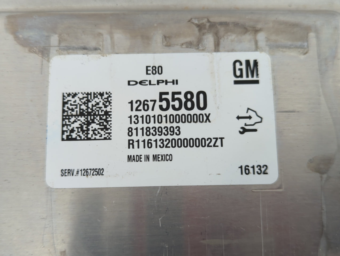 2016 Chevrolet Malibu PCM Engine Control Computer ECU ECM PCU OEM P/N:12675580 Fits OEM Used Auto Parts - Oemusedautoparts1.
