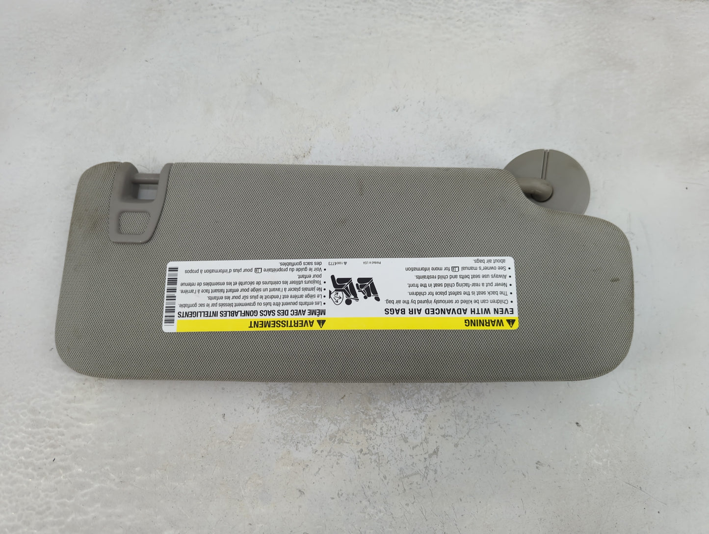 2013-2016 Chevrolet Malibu Sun Visor Shade Replacement Driver Left Mirror Fits Fits 2013 2014 2015 2016 OEM Used Auto Parts