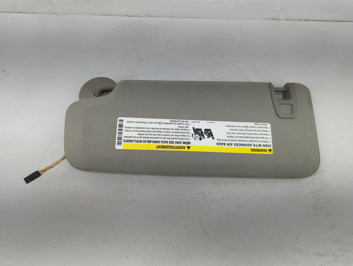 2013-2016 Chevrolet Malibu Sun Visor Shade Replacement Passenger Right Mirror Fits Fits 2013 2014 2015 2016 OEM Used Auto Pa