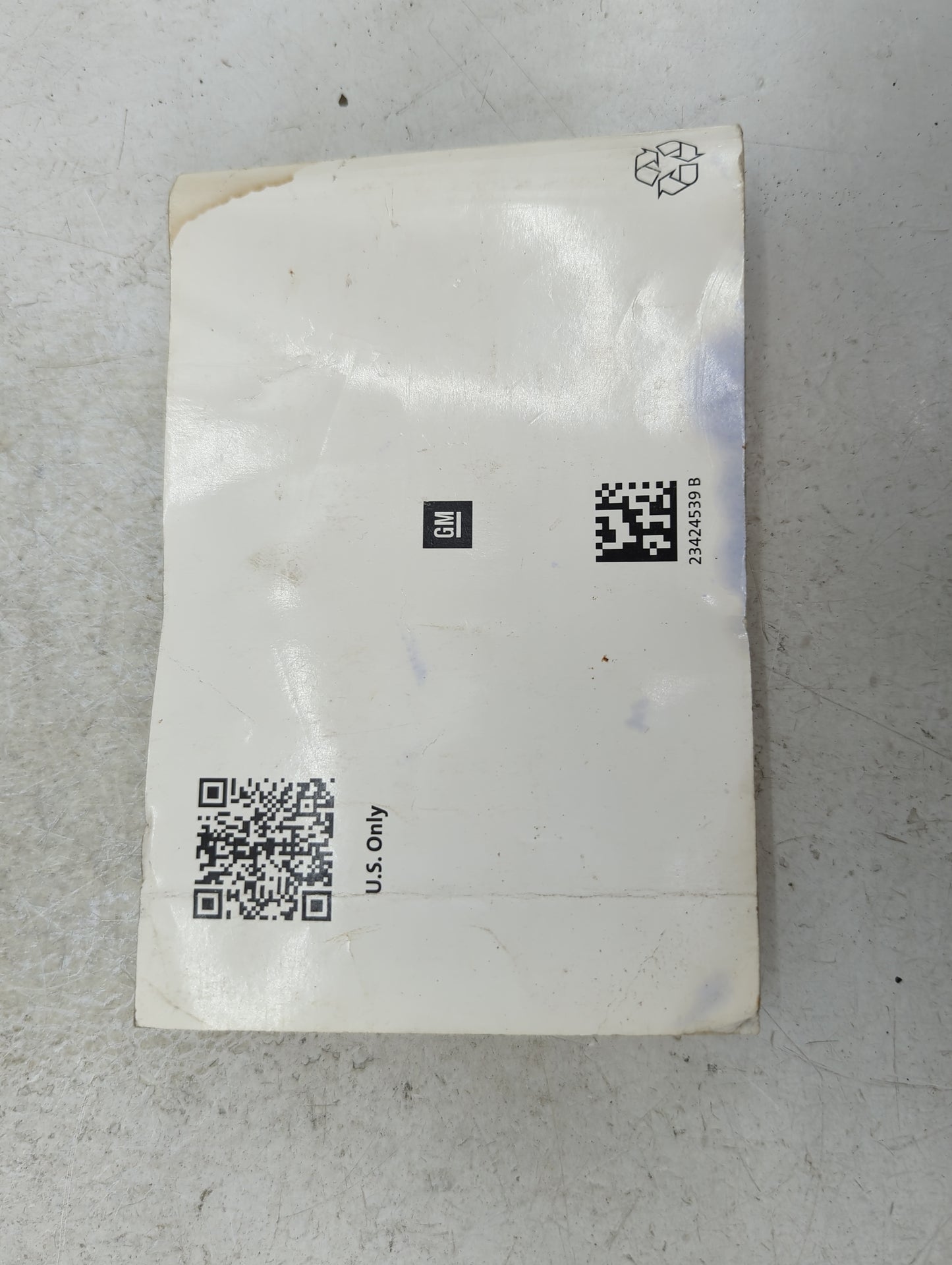 2016 Chevrolet Malibu Owners Manual Book Guide OEM Used Auto Parts - Oemusedautoparts1.com