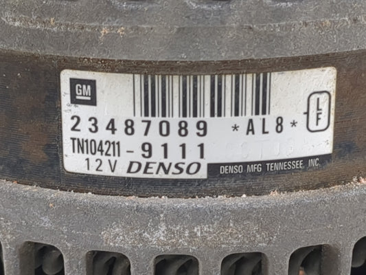 2014-2019 Chevrolet Silverado 1500 Alternator Replacement Generator Charging Assembly Engine OEM P/N:TN104211-9111 23487089 Fits OEM Used Auto Parts