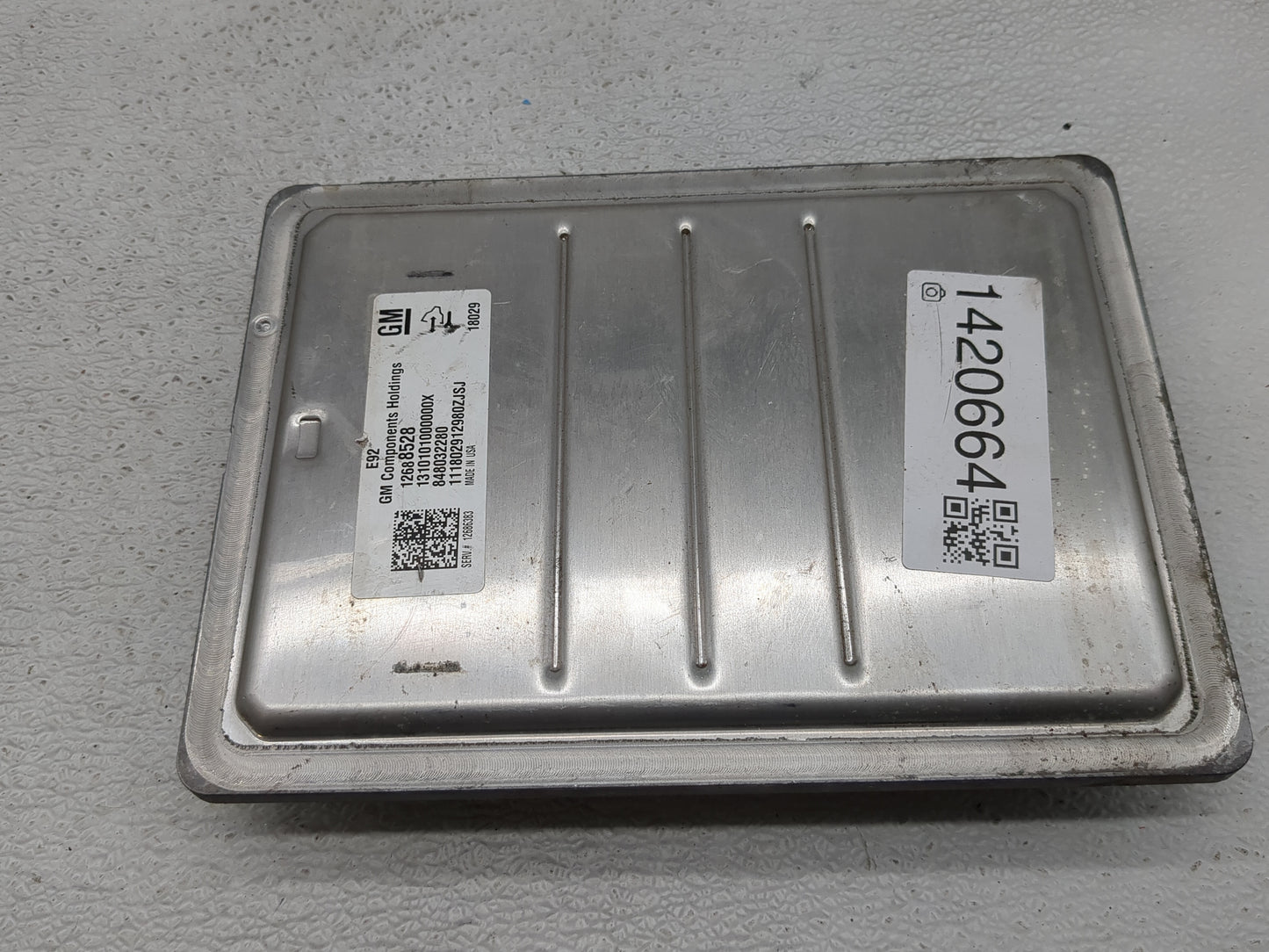 2016-2018 Chevrolet Silverado 1500 PCM Engine Control Computer ECU ECM PCU OEM P/N:12688528 Fits Fits 2016 2017 2018 OEM Use