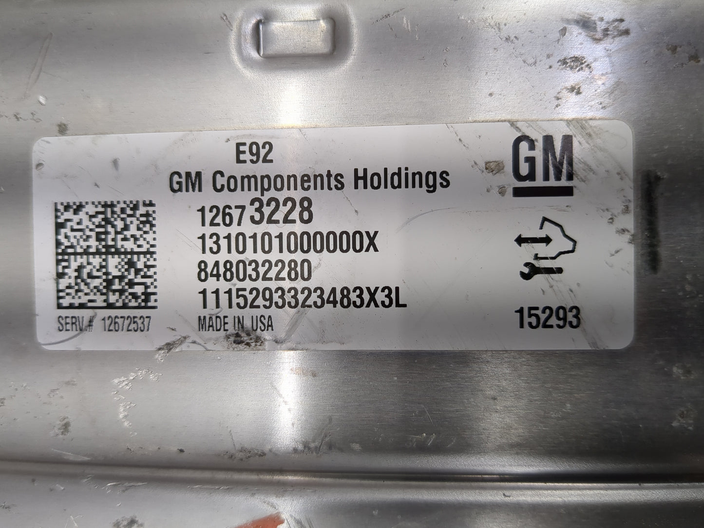 2014-2016 Chevrolet Silverado 1500 PCM Engine Control Computer ECU ECM PCU OEM P/N:848032280 12673228 Fits Fits 2014 2015 20