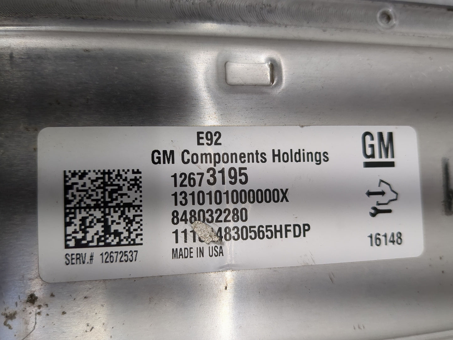 2014-2016 Chevrolet Silverado 1500 PCM Engine Control Computer ECU ECM PCU OEM P/N:12673195 Fits Fits 2014 2015 2016 OEM Use
