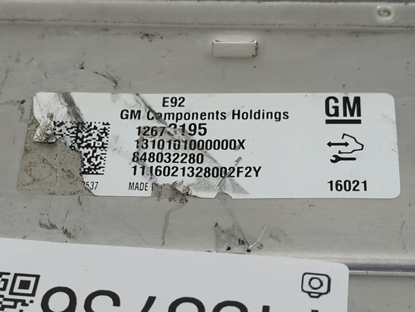 2016 Chevrolet Suburban 1500 PCM Engine Control Computer ECU ECM PCU OEM P/N:12673195 13101010000000X Fits Fits 2014 2015 OE