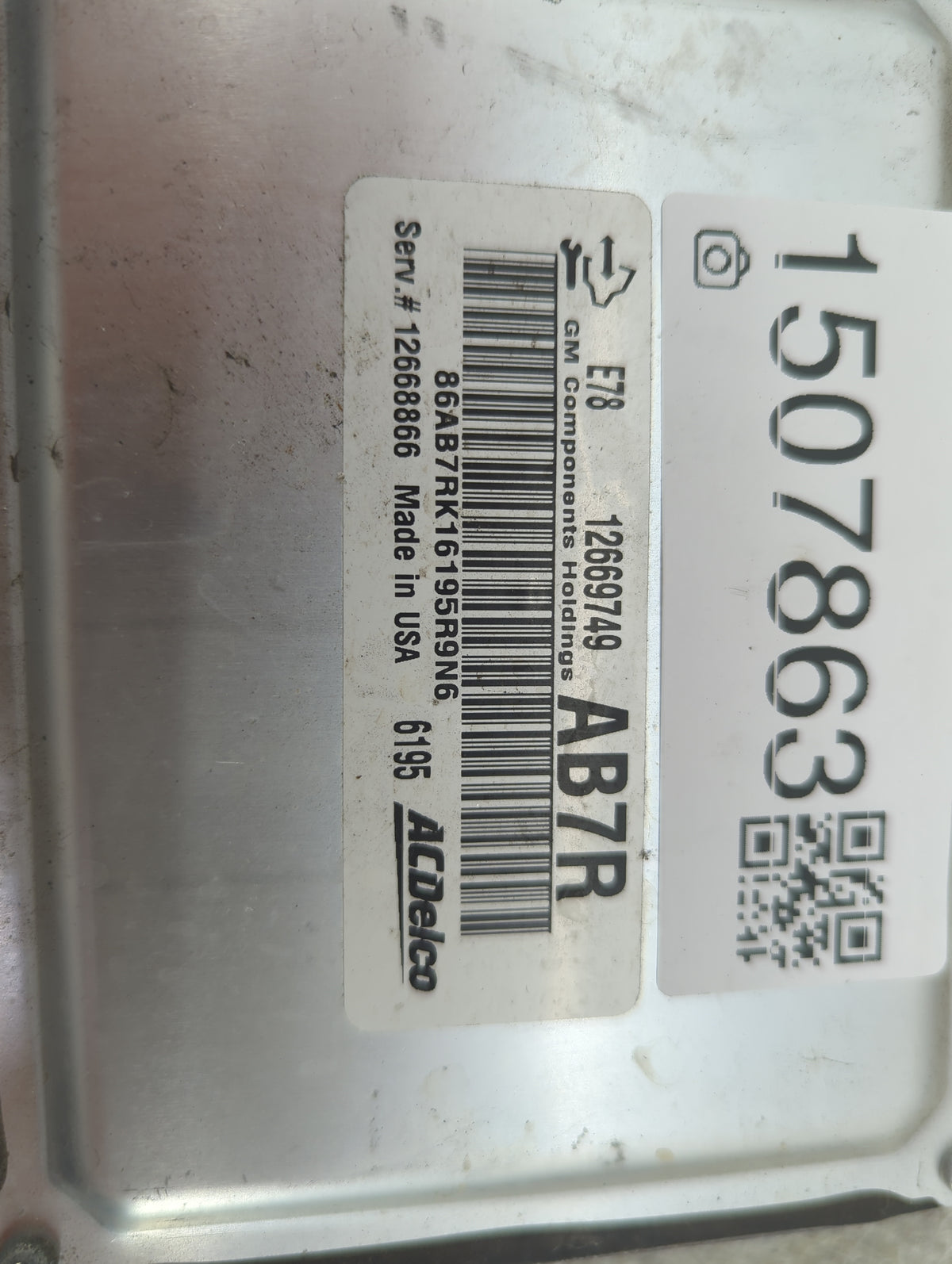 2013-2016 Chevrolet Trax PCM Engine Control Computer ECU ECM PCU OEM P/N:12669749 12668866 Fits Fits 2011 2012 2013 2014 201
