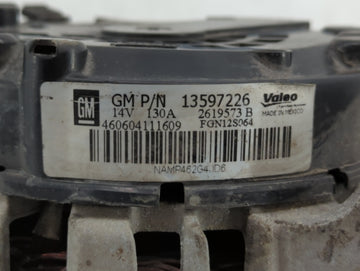 2013-2018 Chevrolet Trax Alternator Replacement Generator Charging Assembly Engine OEM P/N:13577154 13597226 Fits OEM Used Auto Parts