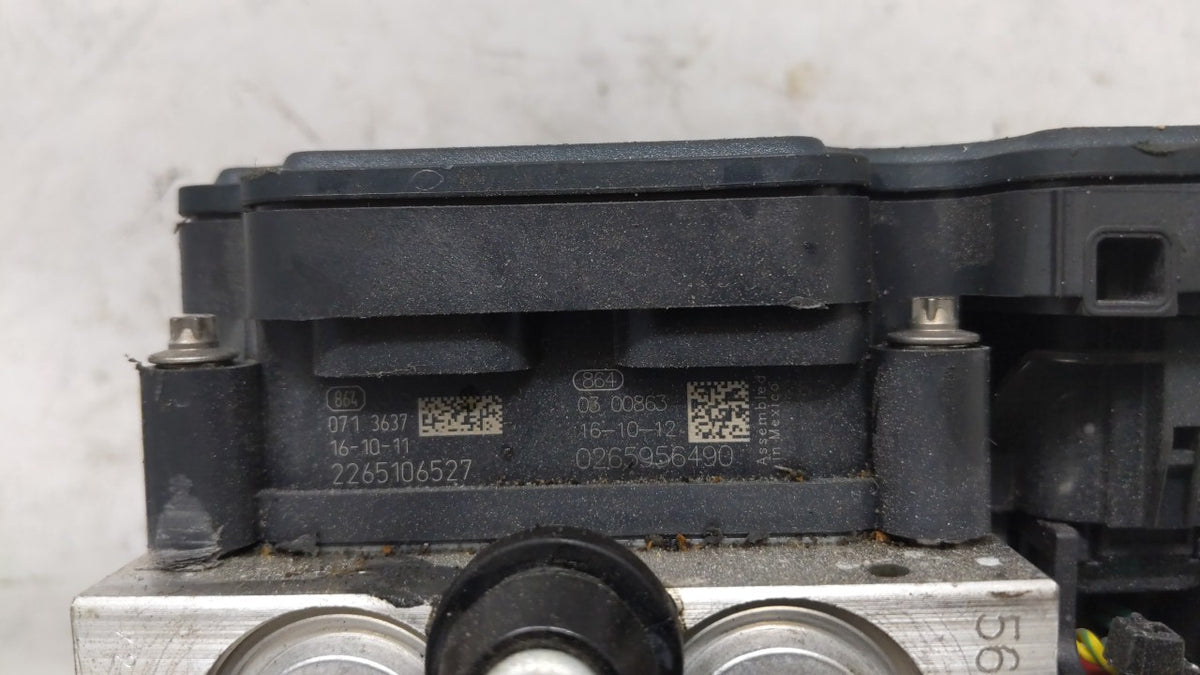 2016 Chrysler 200 Anti-Lock Brake ABS Pump Module Actuator OEM P/N:68267002AC 68293539AB Fits OEM Used Auto Parts - Oemuseda