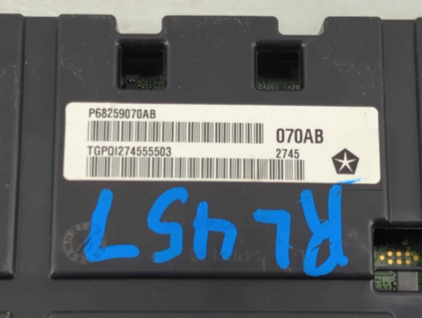 2016 Chrysler 200 Instrument Cluster Speedometer Gauges P/N:P68259070AB Fits OEM Used Auto Parts - Oemusedautoparts1.com