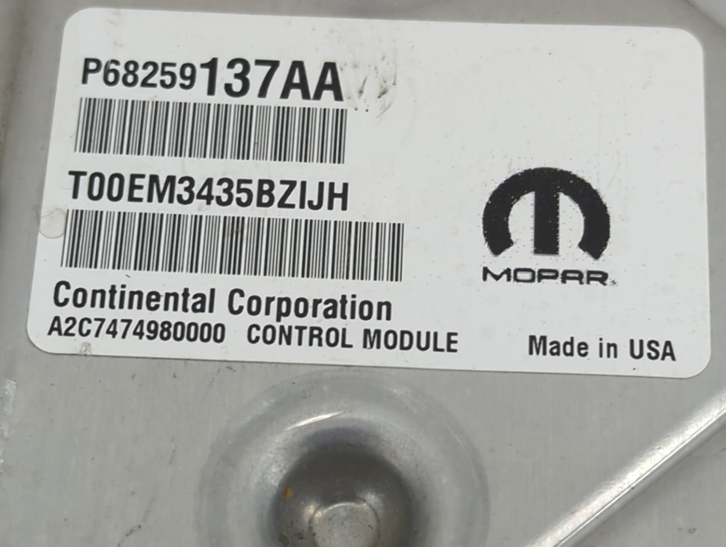 2016-2017 Chrysler 200 PCM Engine Control Computer ECU ECM PCU OEM Fits OEM Used Auto Parts - Oemusedautoparts1.com