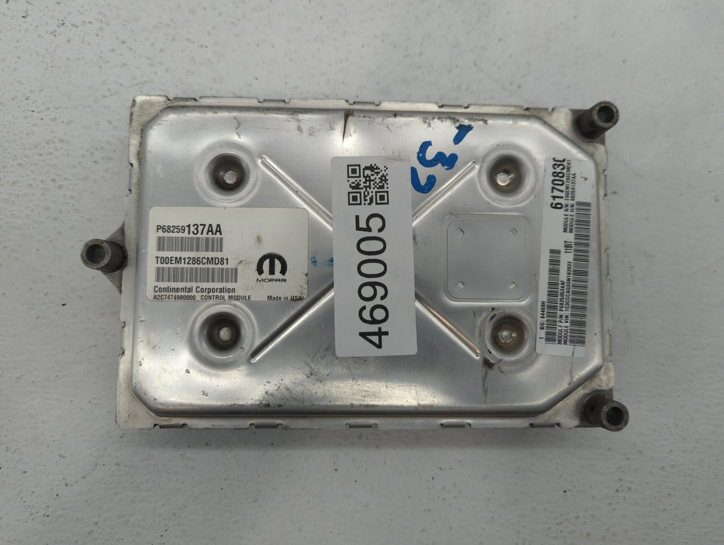 2016-2017 Chrysler 200 PCM Engine Control Computer ECU ECM PCU OEM P/N:P68259137AA P68316598AC, P68284456AD Fits Fits 2016 2