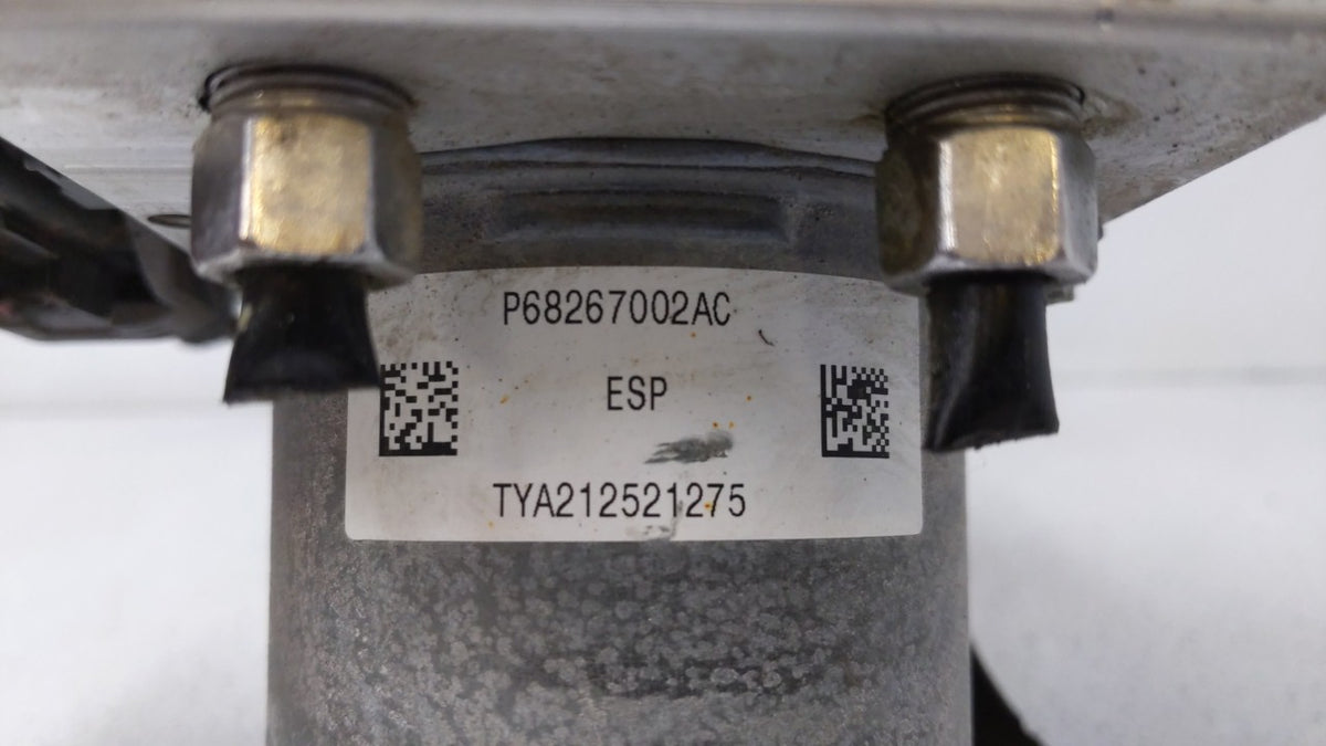 2016 Chrysler 200 Anti-Lock Brake ABS Pump Module Actuator OEM P/N:68267002AC Fits OEM Used Auto Parts - Oemusedautoparts1.c