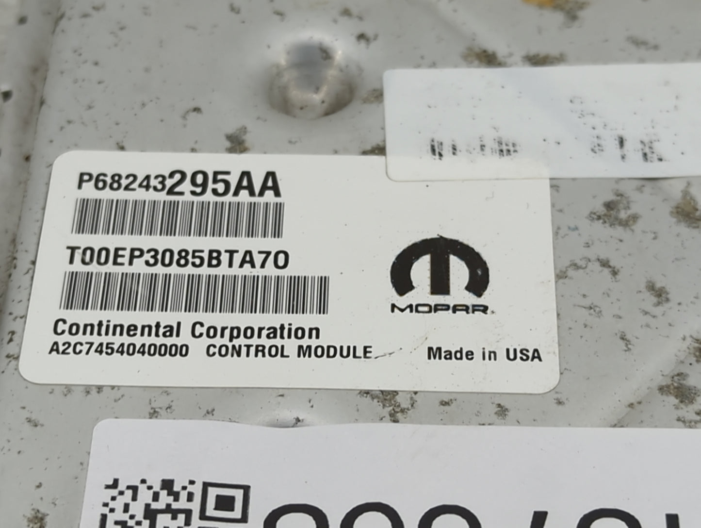 2016 Chrysler Town and Country PCM Engine Control Computer ECU ECM PCU OEM P/N:P68243295AA T00EP3085BTA70 Fits OEM Used Auto