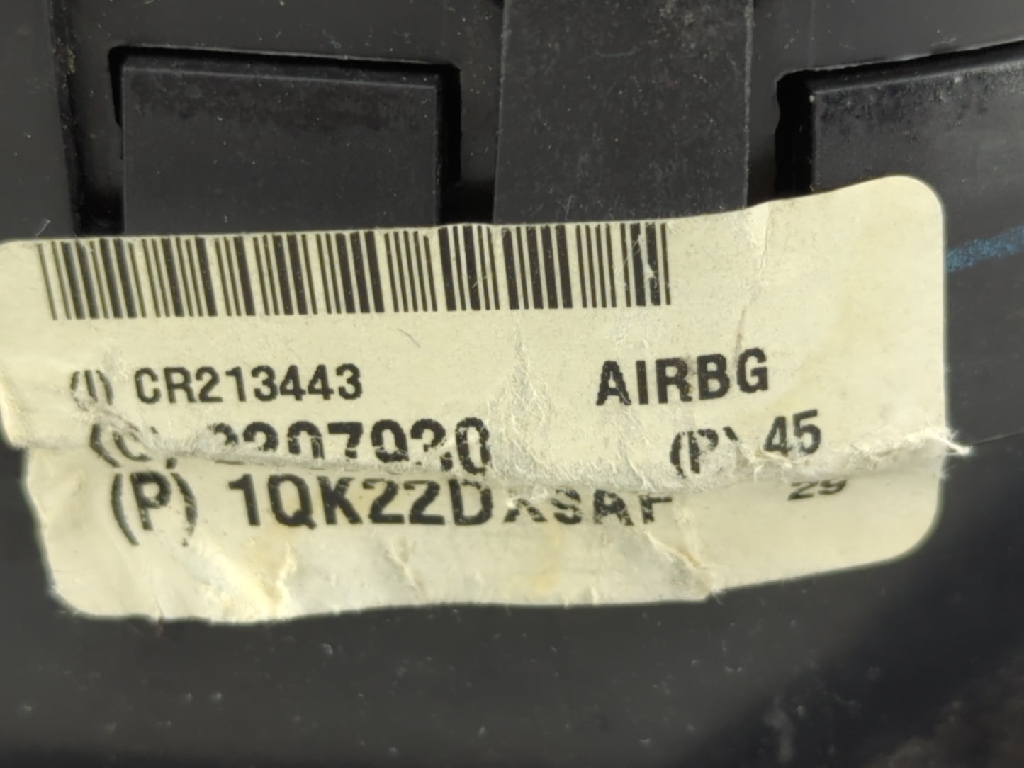 2013-2016 Chrysler Town & Country Air Bag Driver Left Steering Wheel Mounted P/N:1QK22DX9AF Fits Fits 2013 2014 2015 2016 OE