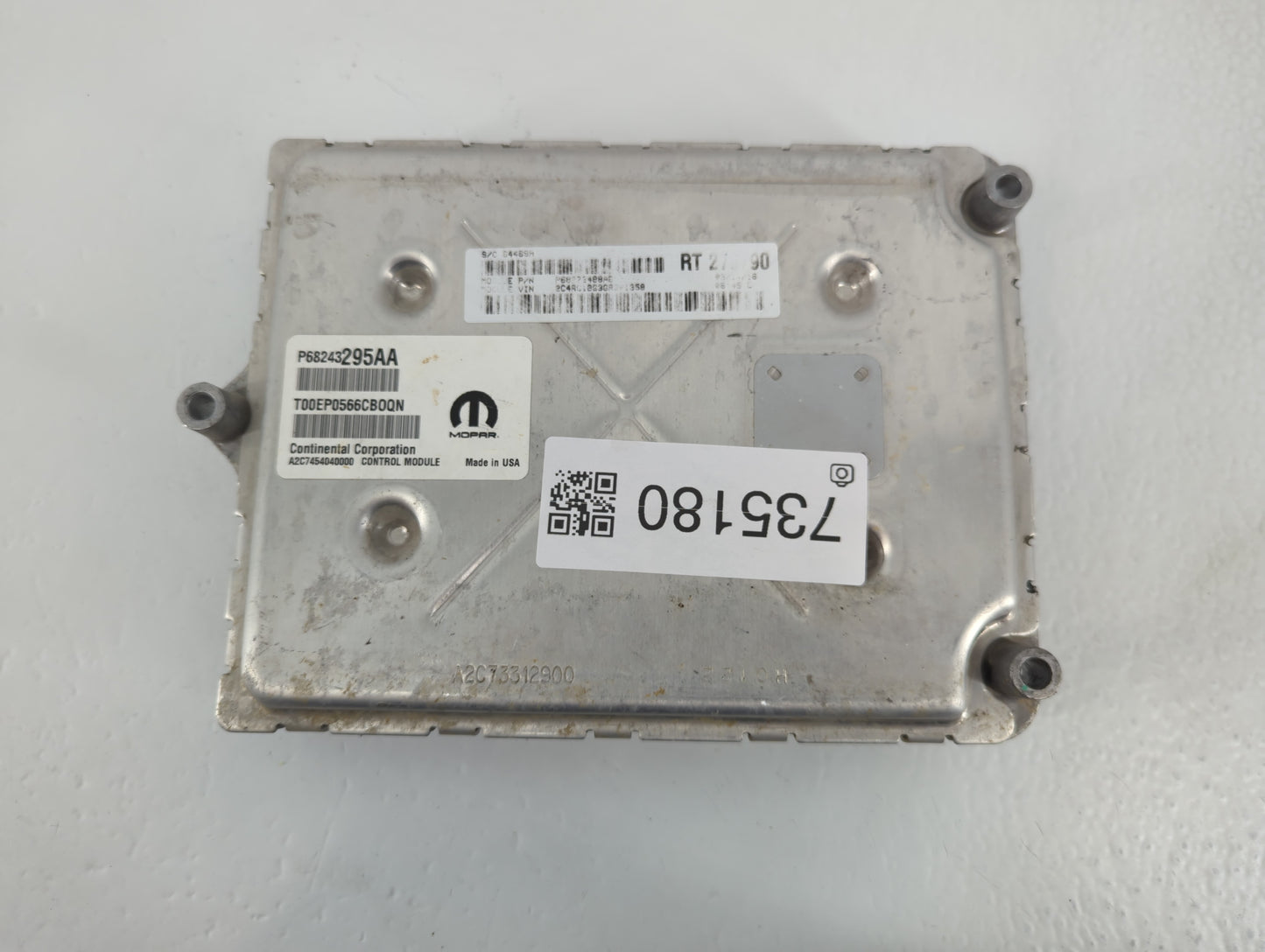 2016 Chrysler Town & Country PCM Engine Control Computer ECU ECM PCU OEM P/N:P68243295AA Fits Fits 2017 2018 2019 2020 OEM U