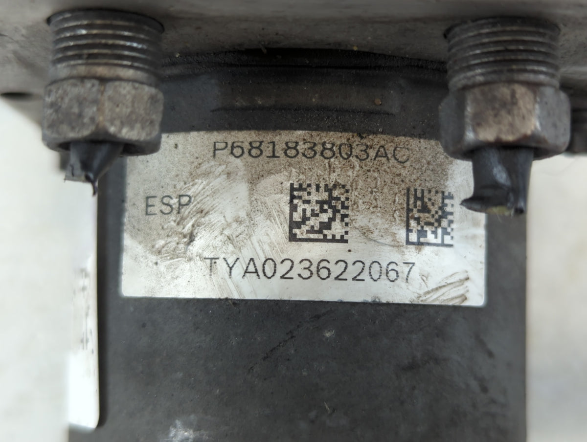 2016 Dodge Caravan Anti-Lock Brake ABS Pump Module Actuator OEM P/N:P68183803AC Fits Fits 2015 2017 2018 2019 2020 OEM Used