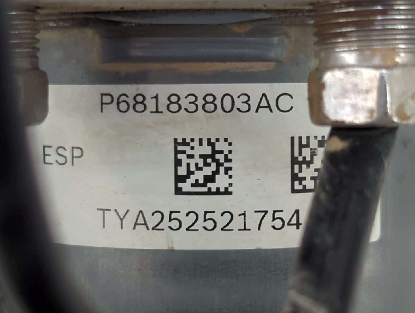 2016 Dodge Caravan ABS Pump Control Module Replacement P/N:P68183803AC TYA252521754 Fits Fits 2015 2017 2018 2019 2020 OEM U