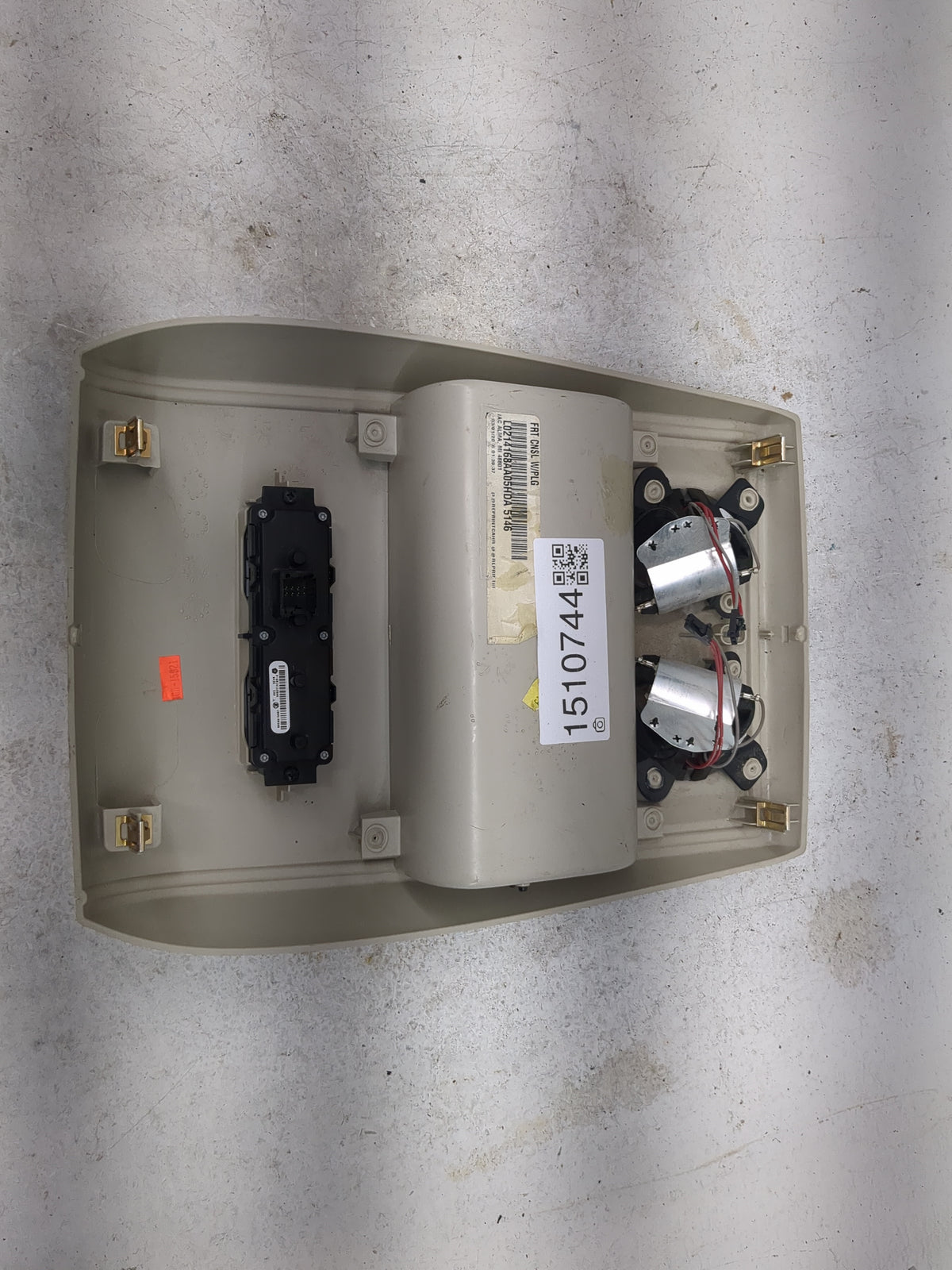 2016 Dodge Caravan Overhead Roof Console Tan - Oemusedautoparts1.com