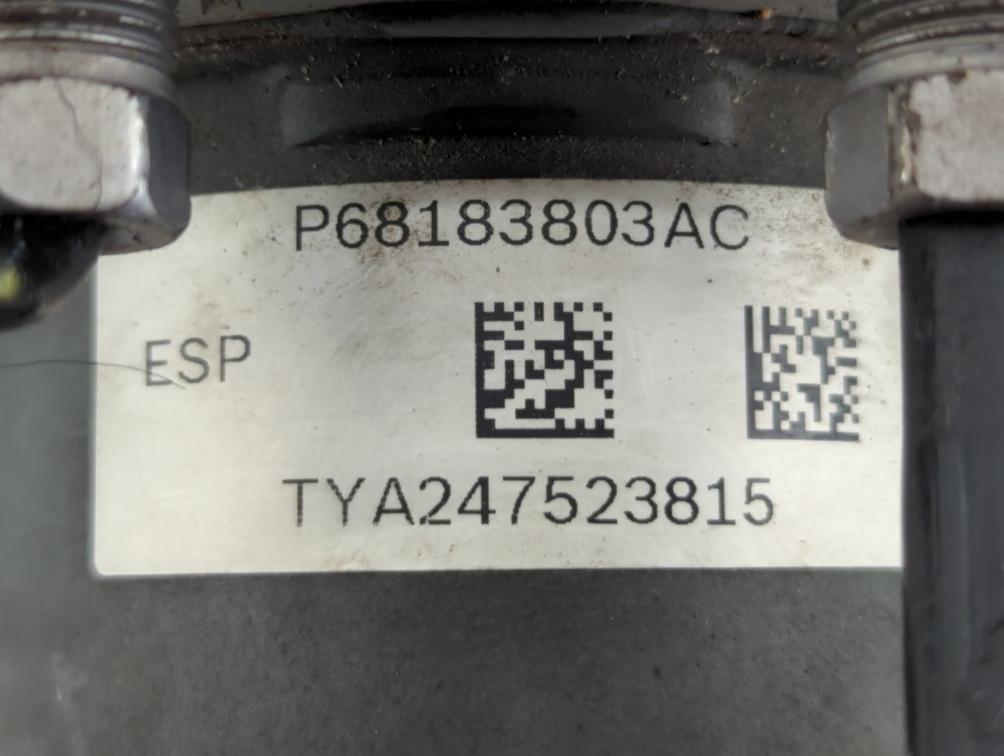 2016 Dodge Caravan Throttle Body P/N:P68183803AC Fits OEM Used Auto Parts - Oemusedautoparts1.com
