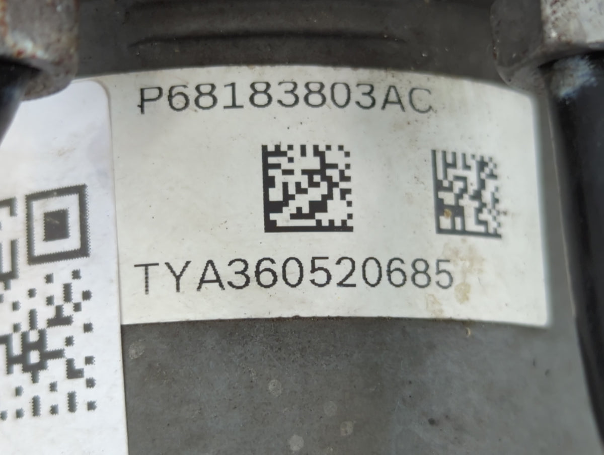 2016 Dodge Caravan Anti-Lock Brake ABS Pump Module Actuator OEM P/N:P68183803AC Fits Fits 2015 2017 2018 2019 2020 OEM Used