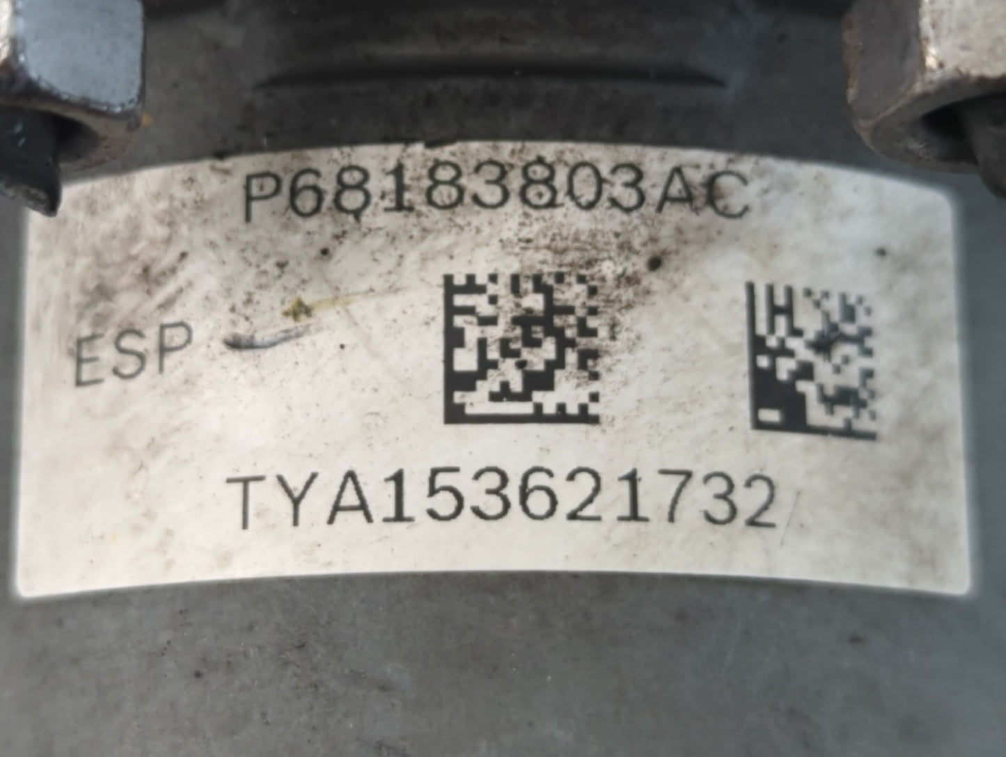 2016 Dodge Caravan ABS Pump Control Module Replacement P/N:P68183803AC Fits Fits 2015 2017 2018 2019 2020 OEM Used Auto Part