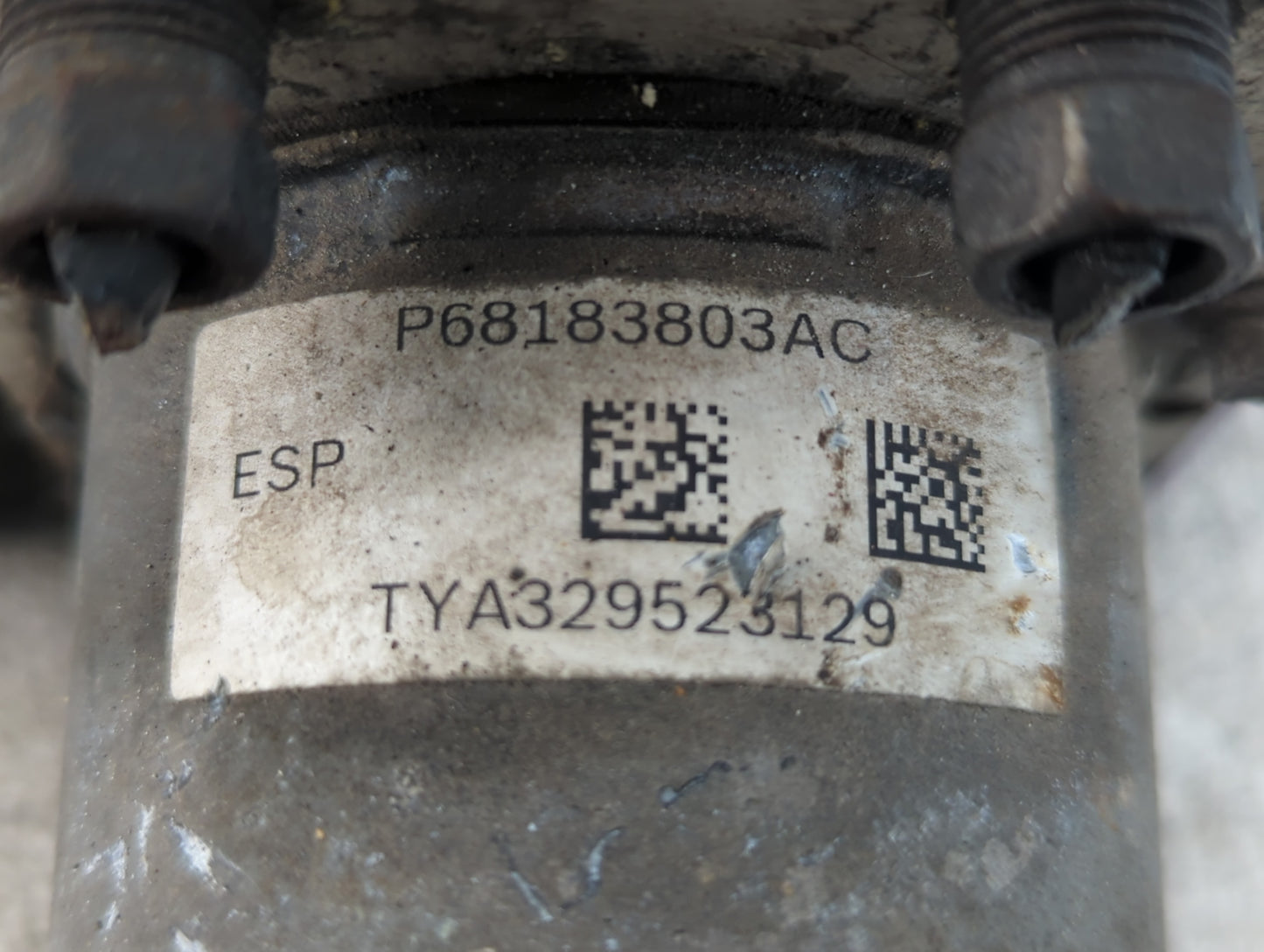 2016 Dodge Caravan ABS Pump Control Module Replacement P/N:P68183803AC Fits Fits 2015 2017 2018 2019 2020 OEM Used Auto Part