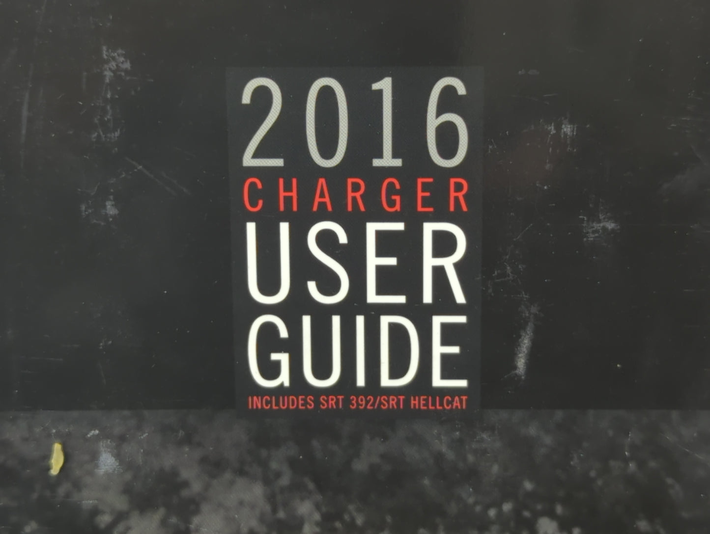2016 Dodge Charger Owners Manual Book Guide P/N:16D481-926-AA OEM Used Auto Parts - Oemusedautoparts1.com