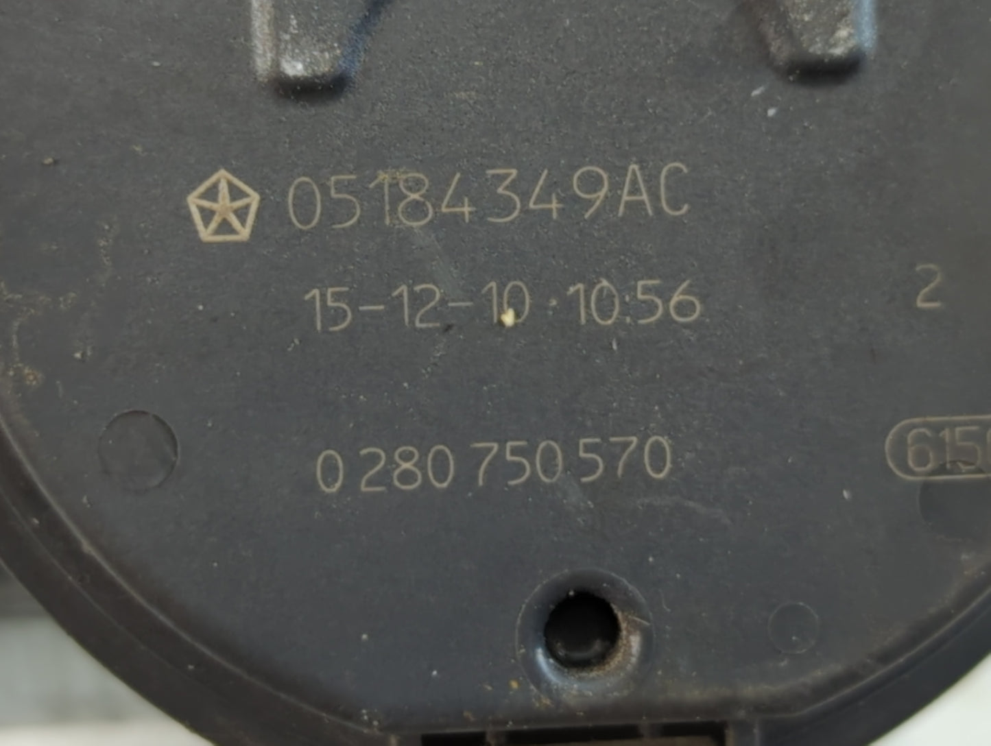 2011-2022 Dodge Charger Throttle Body P/N:0 280 750 570 05184349AC Fits OEM Used Auto Parts - Oemusedautoparts1.com