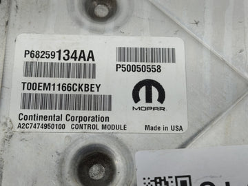 2015-2016 Dodge Dart PCM Engine Control Computer ECU ECM PCU OEM P/N:P68273608AF P50050558, P68259134AA Fits Fits 2015 2016 OEM Used Auto Parts