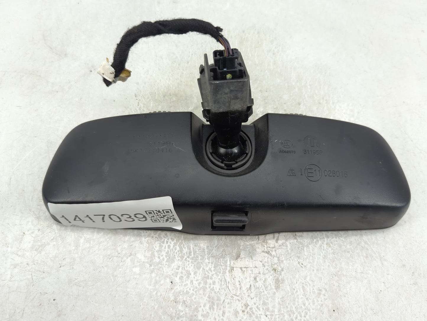 2015-2016 Dodge Dart Interior Rear View Mirror Replacement OEM P/N:A048070 31195P Fits Fits 2011 2012 2013 2014 2015 2016 20