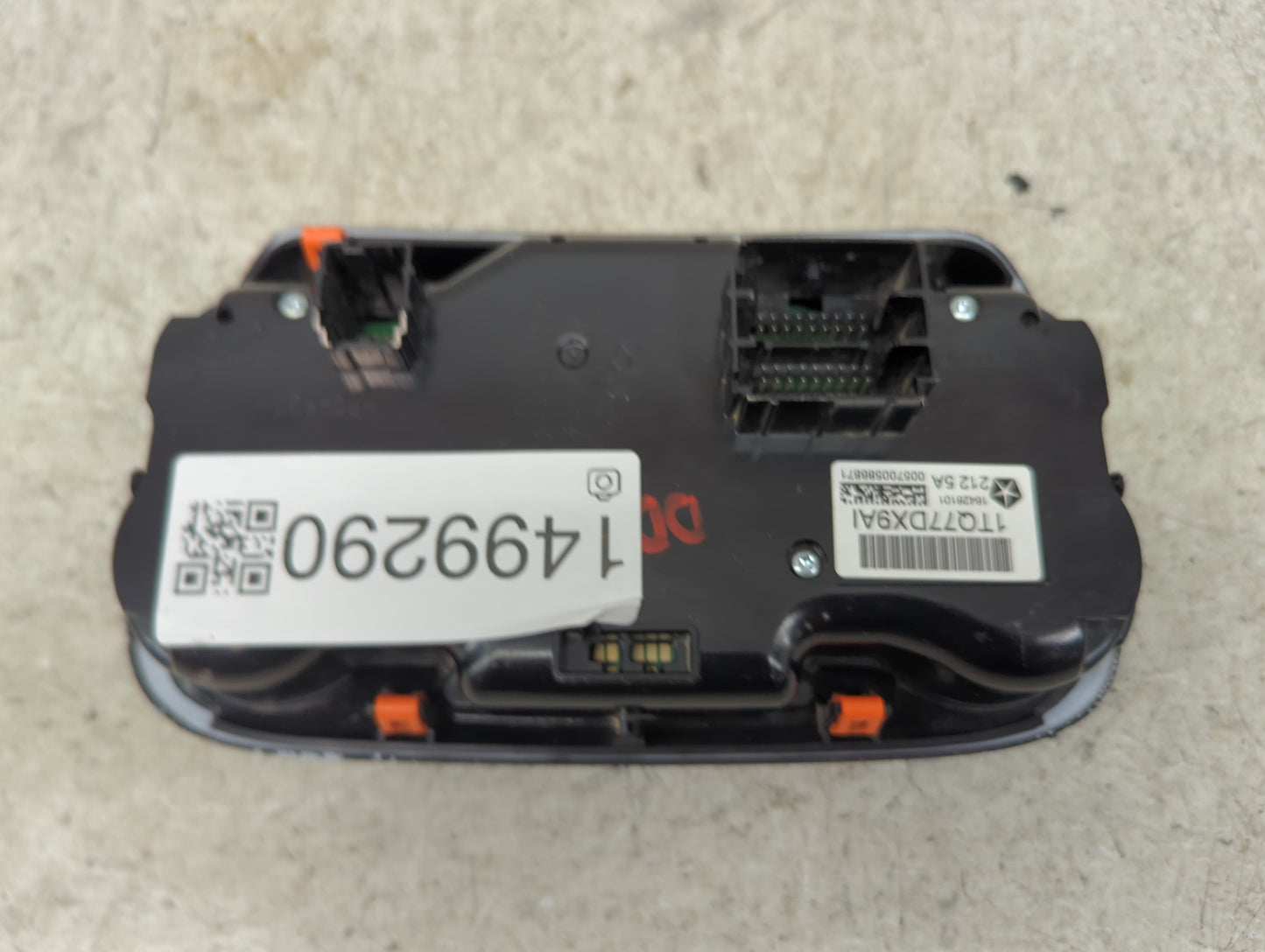 2013-2016 Dodge Dart Climate Control Module Temperature AC/Heater Replacement P/N:1TQ77DX9AI 1642810 Fits Fits 2013 2014 201