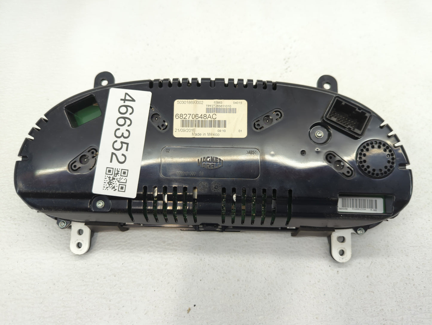 2016 Dodge Dart Instrument Cluster Speedometer Gauges P/N:68270648AC 68270648AB Fits OEM Used Auto Parts - Oemusedautoparts1