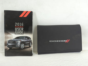 2016 Dodge Durango Owners Manual Book Guide P/N:16WD01-926-AA OEM Used Auto Parts