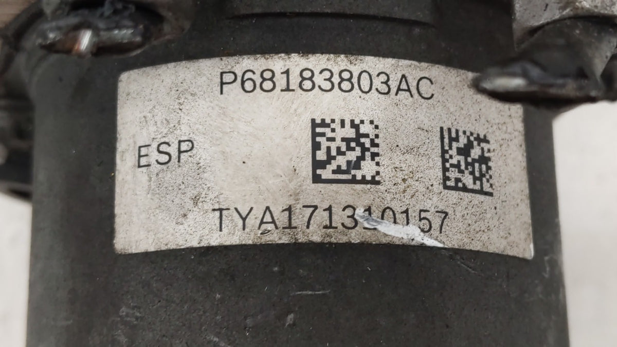 2015-2020 Dodge Grand Caravan Anti-Lock Brake ABS Pump Module Actuator OEM P/N:P68183803AC 68183803AC Fits OEM Used Auto Par