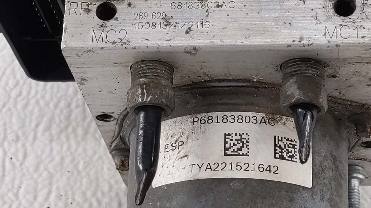 2015-2018 Dodge Grand Caravan ABS Pump Control Module Replacement P/N:P68183803AC 68183803AC Fits Fits 2015 2016 2017 2018 O