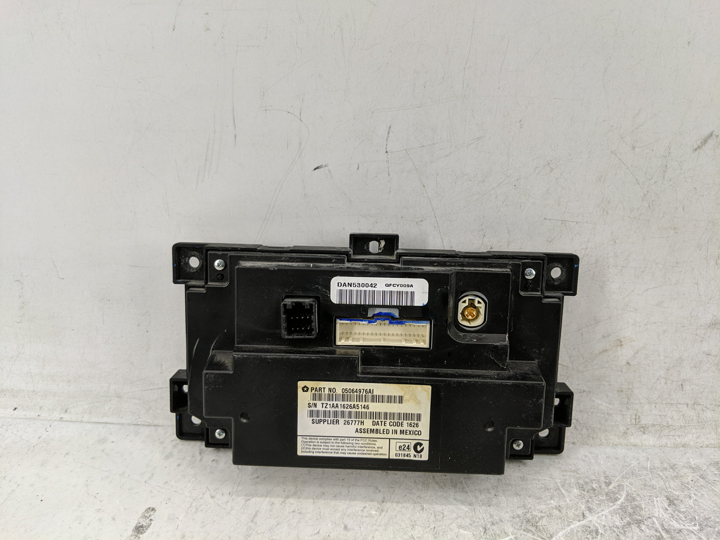 2016 Dodge Journey Radio AM FM Cd Player Receiver Replacement Fits OEM Used Auto Parts - Oemusedautoparts1.com