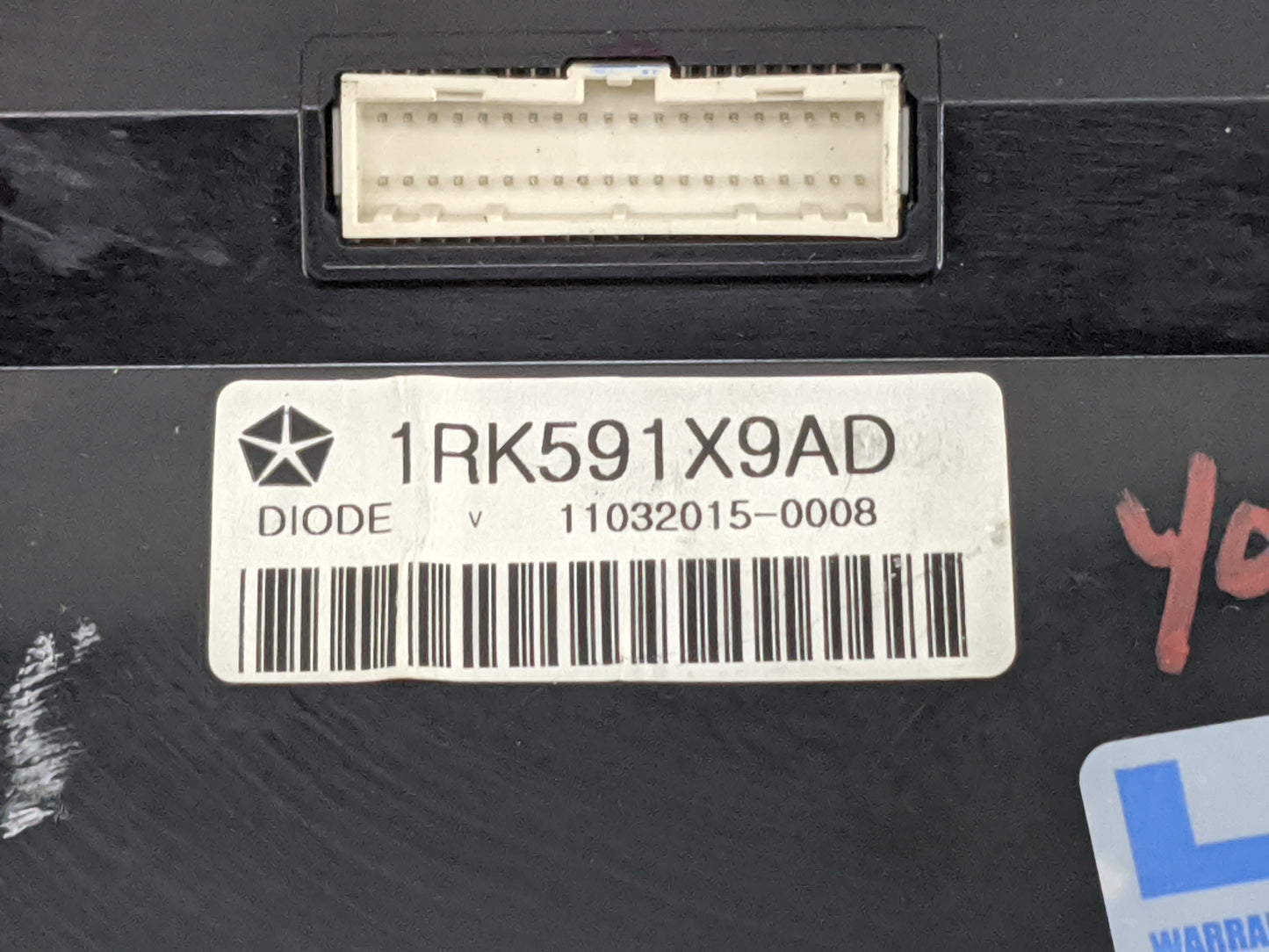 2016 Dodge Journey Climate Control Module Temperature AC/Heater Replacement P/N:1RK591X9AD Fits OEM Used Auto Parts - Oemuse