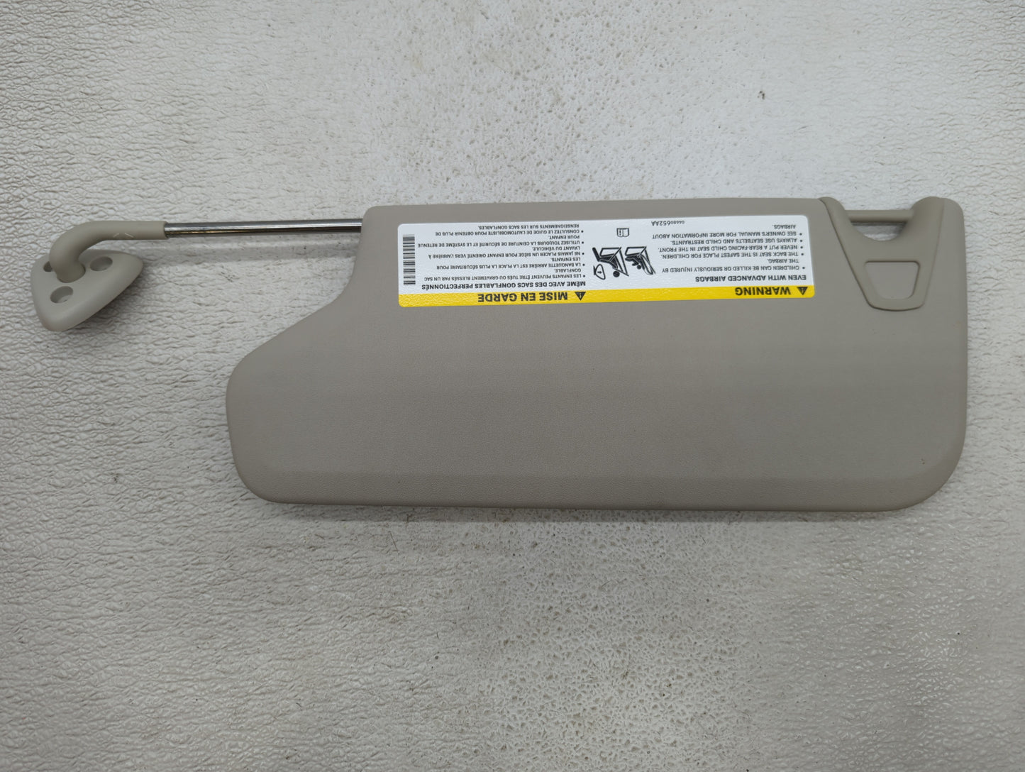 2016 Dodge Journey Sun Visor Shade Replacement Passenger Right Mirror Fits OEM Used Auto Parts - Oemusedautoparts1.com