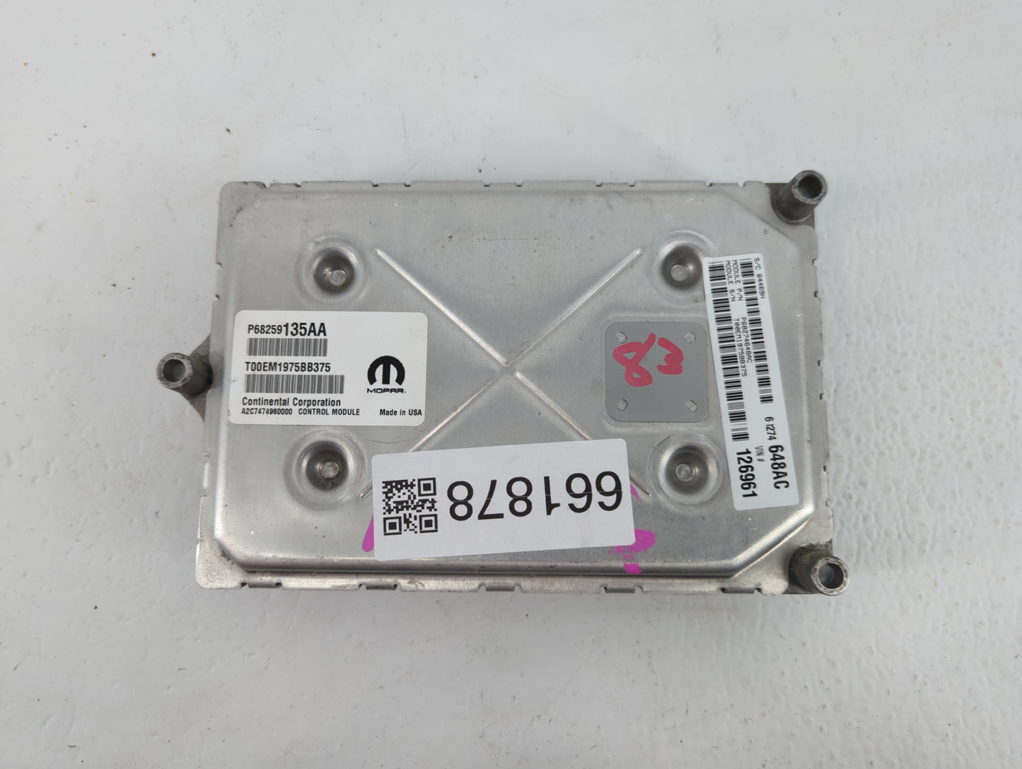 2016-2019 Dodge Journey PCM Engine Control Computer ECU ECM PCU OEM P/N:P68274648AC P68259135AA Fits Fits 2016 2017 2018 201