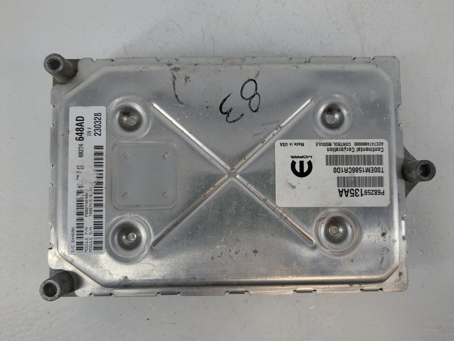 2016-2019 Dodge Journey PCM Engine Control Computer ECU ECM PCU OEM Fits Fits 2016 2017 2018 2019 OEM Used Auto Parts - Oemu