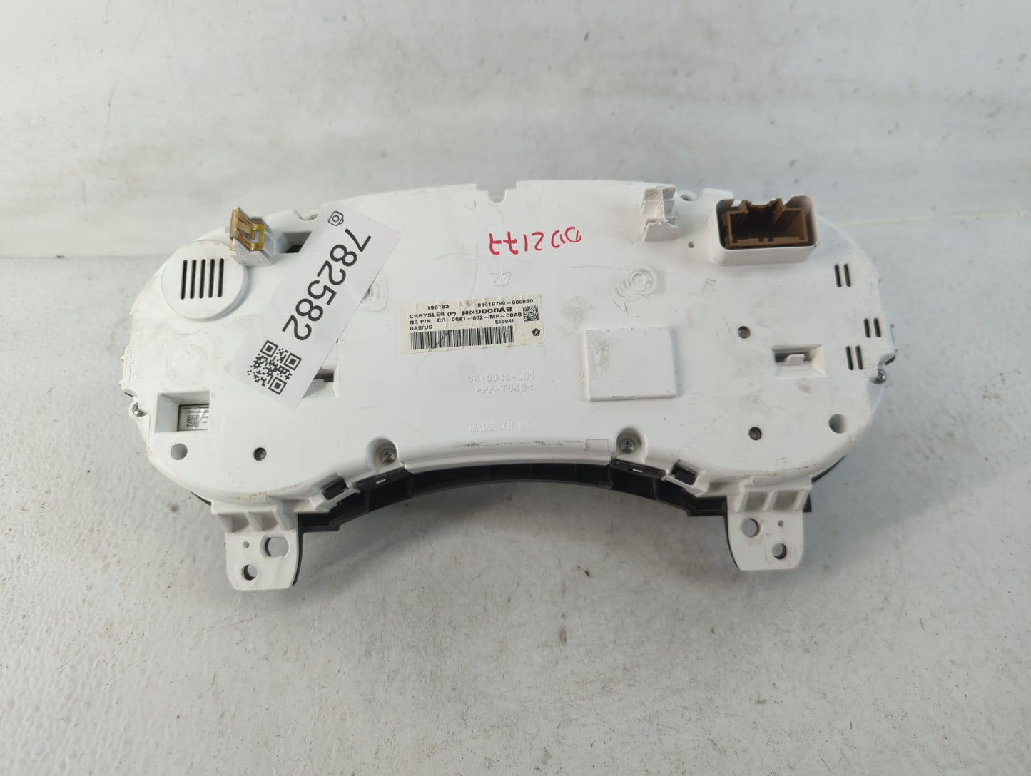 2016 Dodge Journey Instrument Cluster Speedometer Gauges P/N:190163 58994E, cr-0041-602-MR-CBAB Fits OEM Used Auto Parts - O