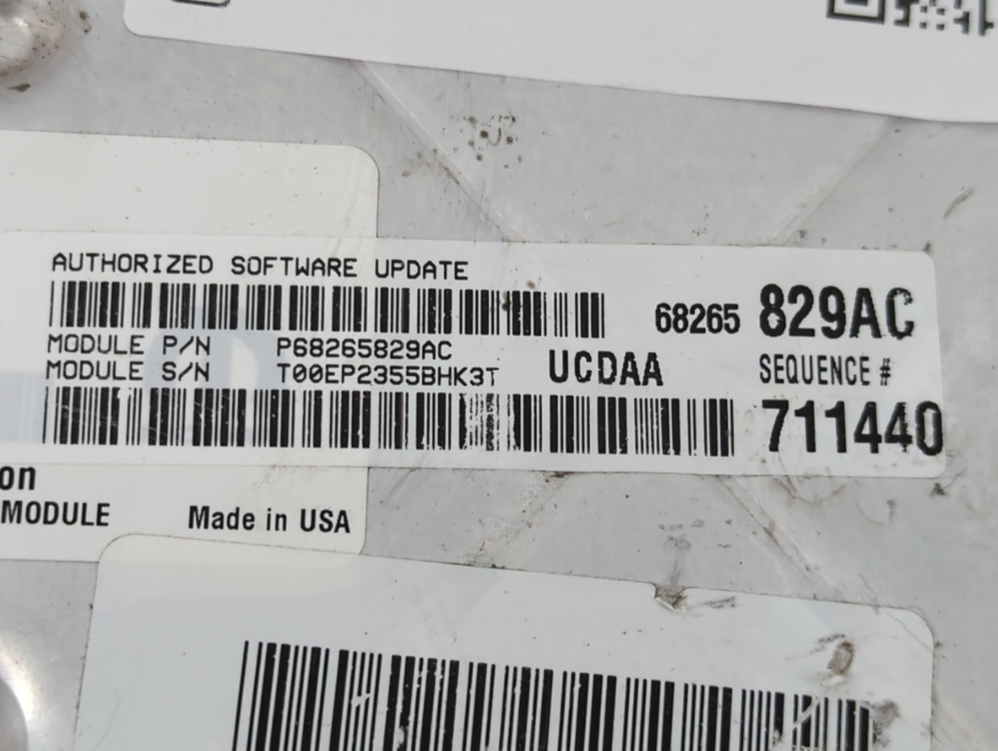 2016 Dodge Ram 1500 PCM Engine Control Computer ECU ECM PCU OEM P/N:P68243303AA 68434915AC Fits Fits 2017 2018 2019 2020 OEM
