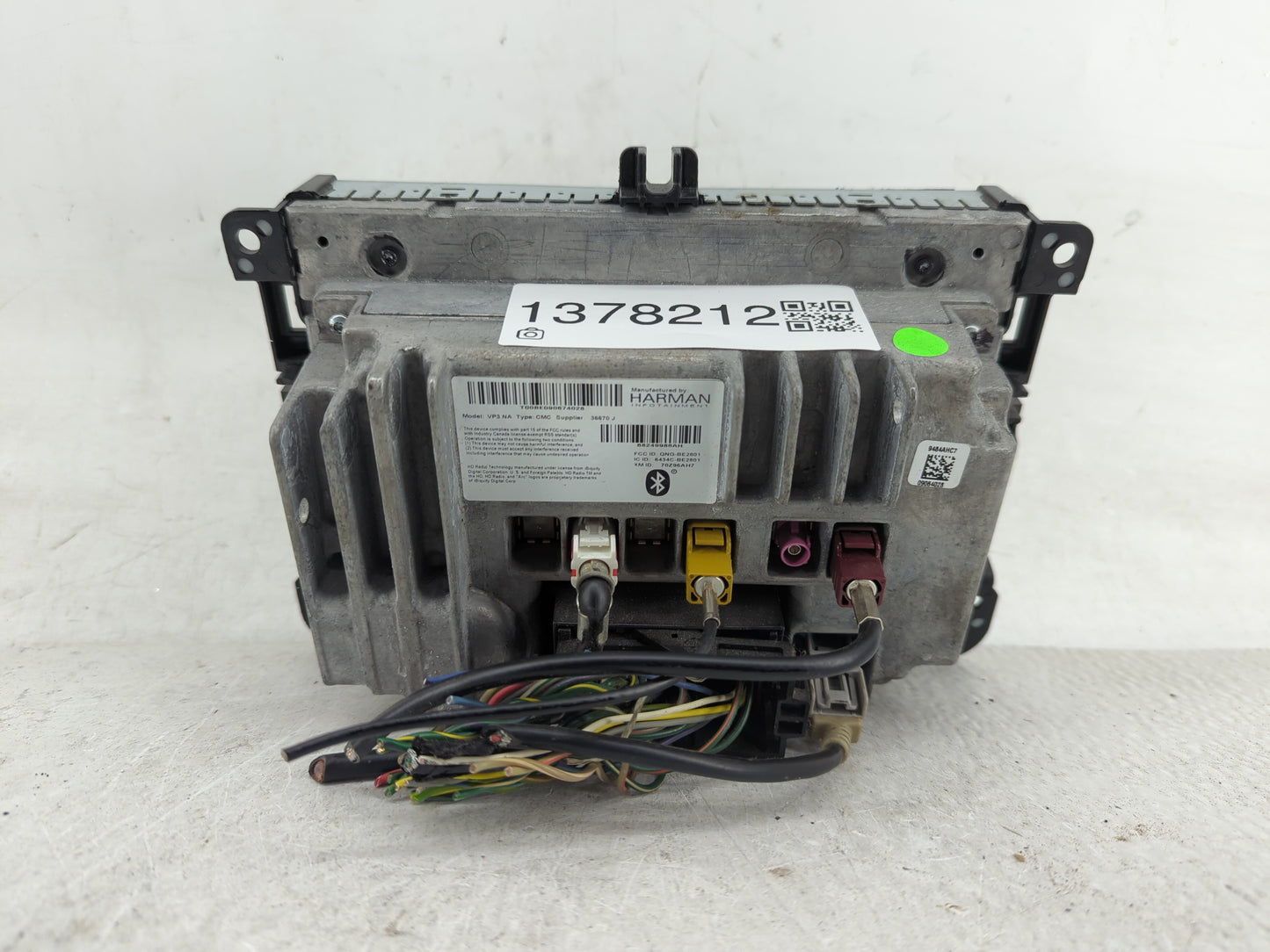 2016 Dodge Ram 1500 Radio AM FM Cd Player Receiver Replacement P/N:6434C-BE2801 Fits OEM Used Auto Parts - Oemusedautoparts1