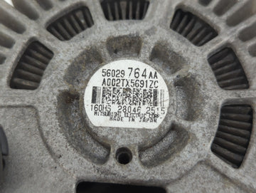 2016 Dodge Ram 1500 Alternator Replacement Generator Charging Assembly Engine OEM P/N:56029764AA Fits OEM Used Auto Parts